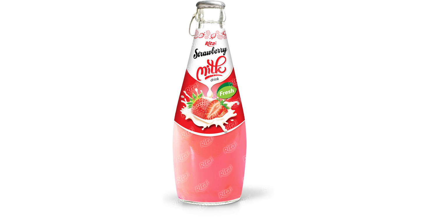 strawberry milk 290ml from RITA India