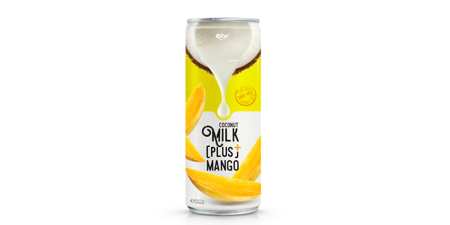 Coco Milk Plus fruit mango 250ml from RITA India