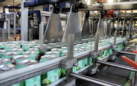 Aluminum can packaging line