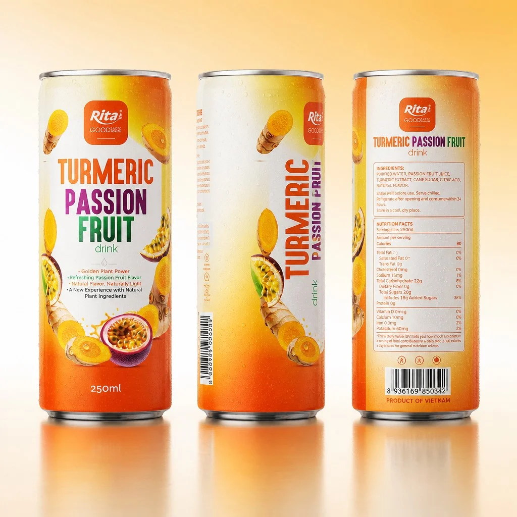 Slim Can Turmeric Passion Fruit Drink Drives Innovation - Image 1
