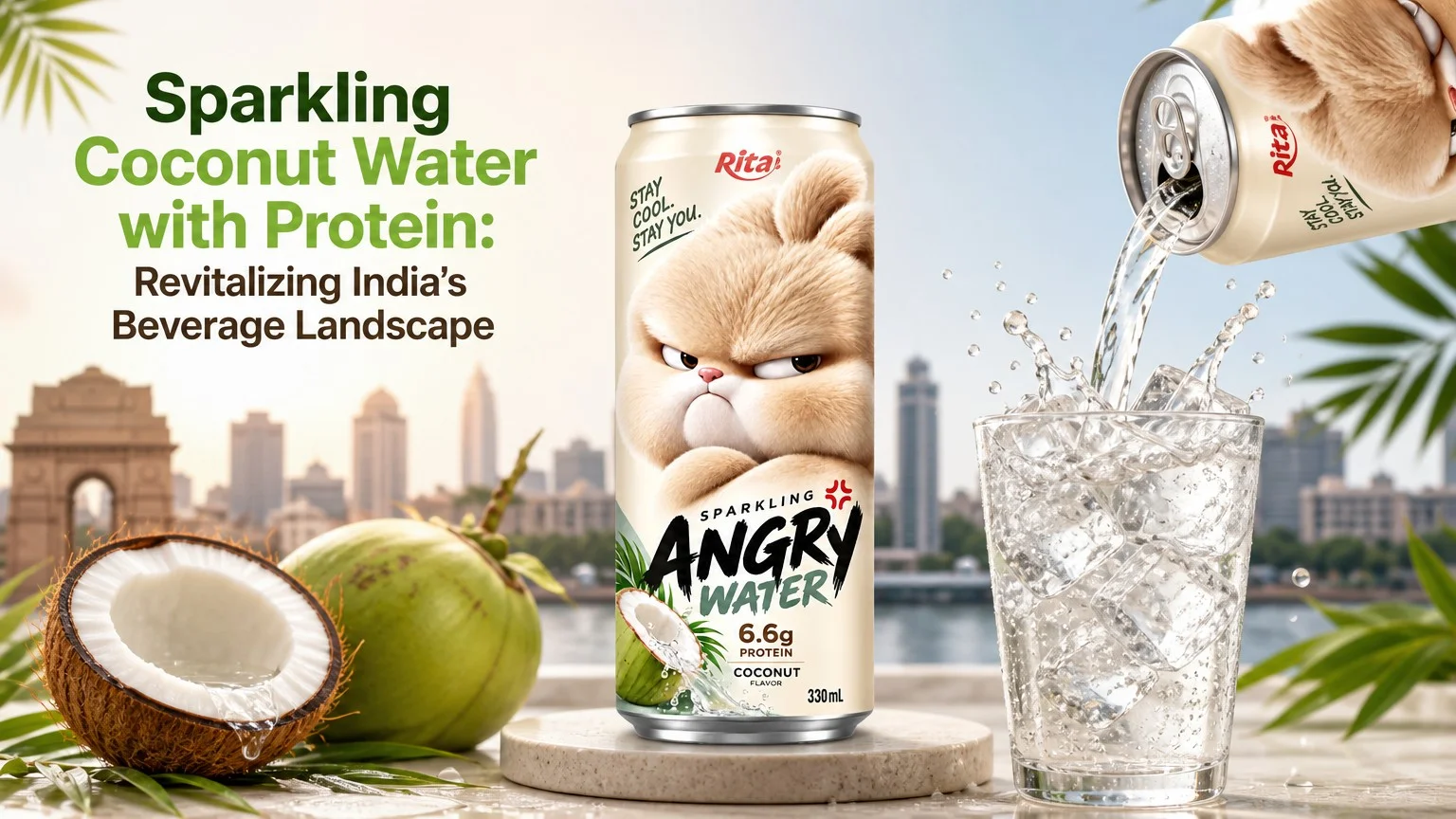 Sparkling Coconut Water with Protein: Revitalizing India's Beverage Landscape