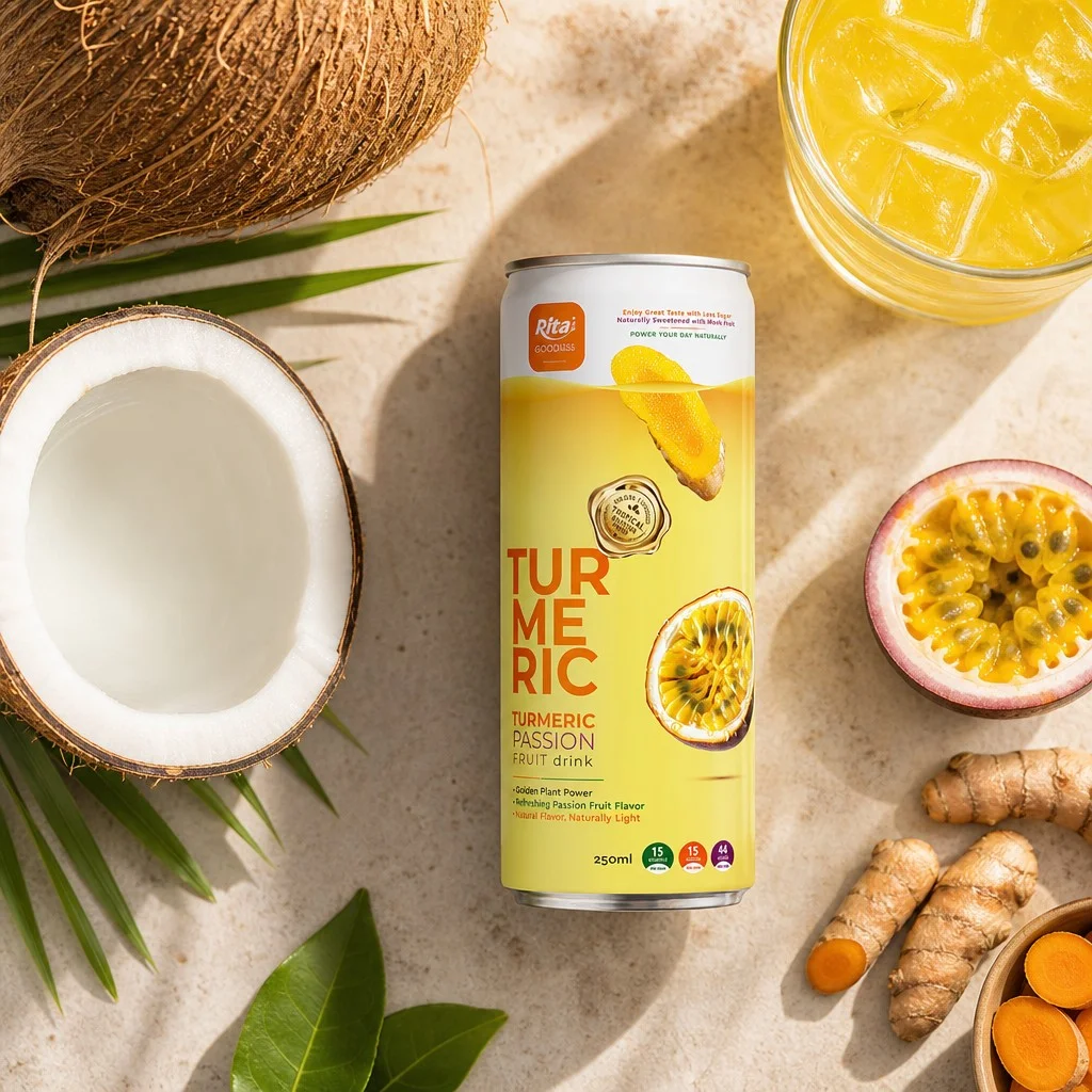 Turmeric Passion Fruit Flavour Meets the Less Sugar Can Trend - Image 2