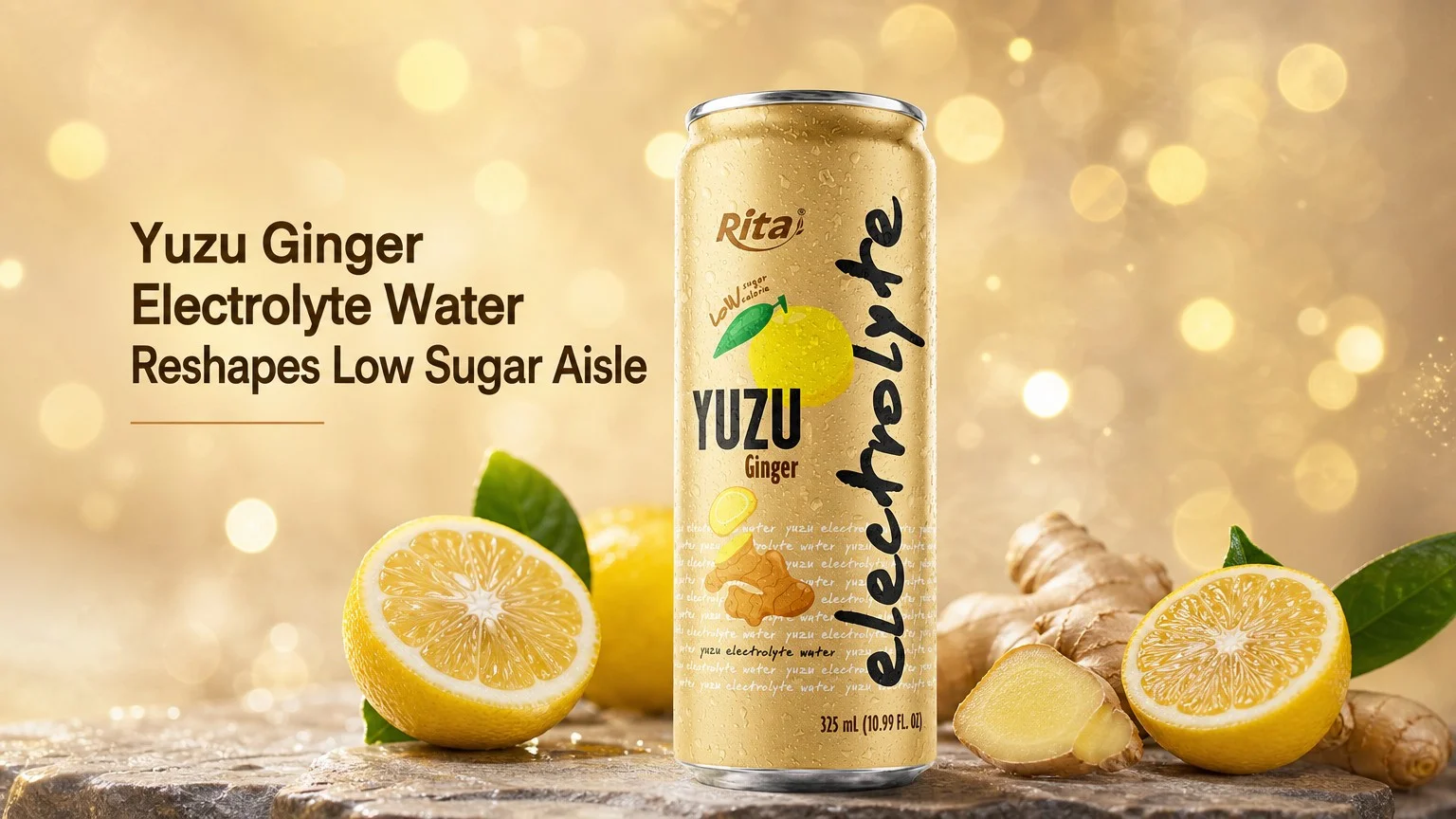 Yuzu Ginger Electrolyte Water Drink Reshapes Low Sugar Beverage Aisle