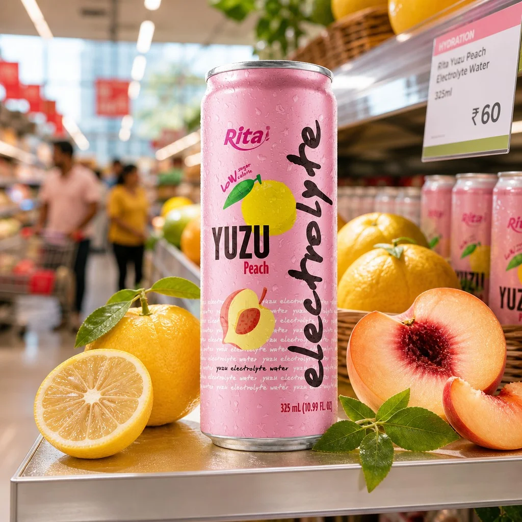 Yuzu Peach Electrolyte Water Opens New Low Sugar Market Opportunity - Image 1