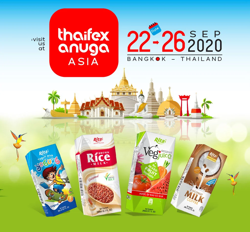 Coming Show For Rita: THAIFEX – Anuga Asia 2020 re-scheduled to 22 – 26 September 2020