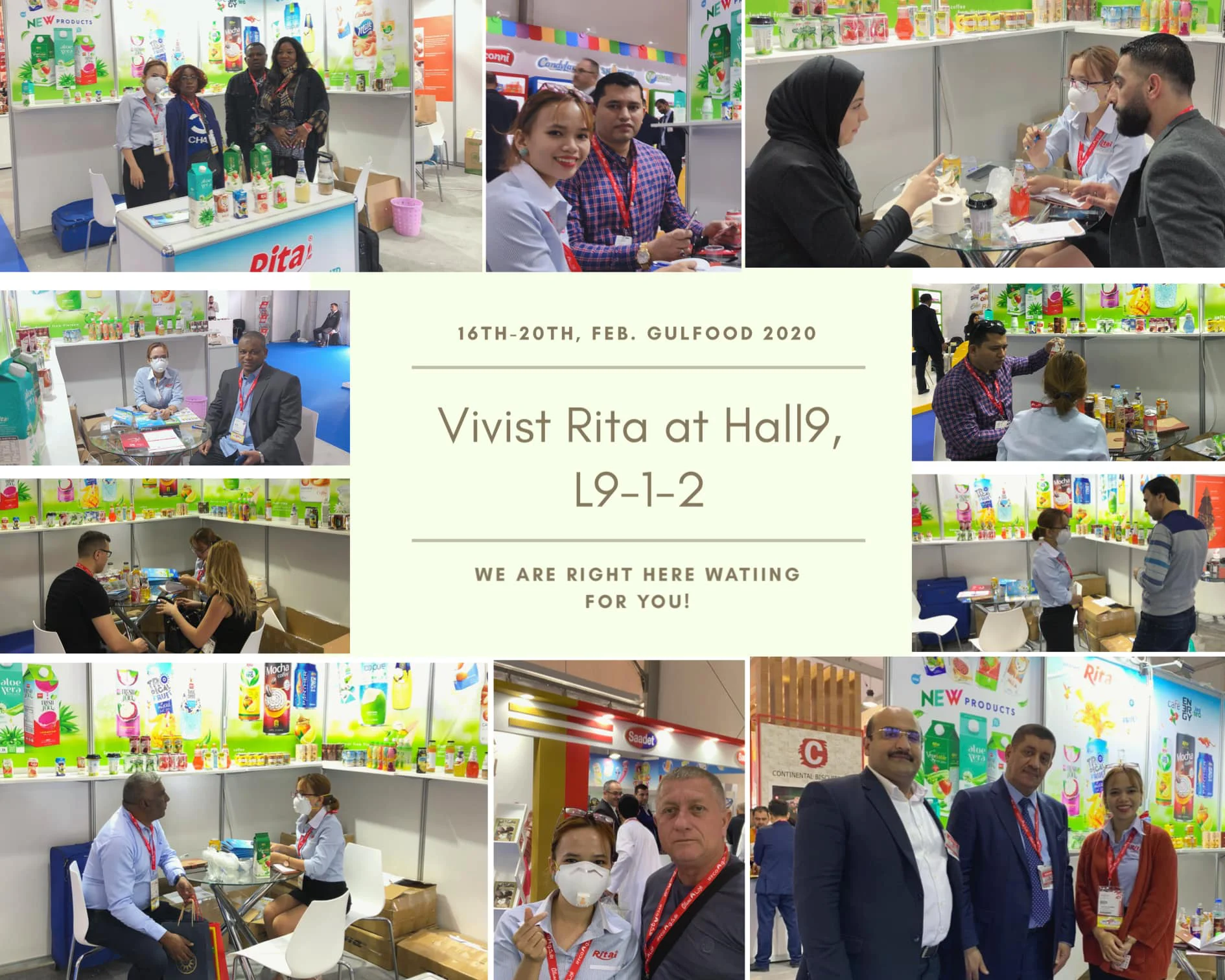 Rita Food & Drink Co., Ltd has a excellent performance in Gulfood 2020