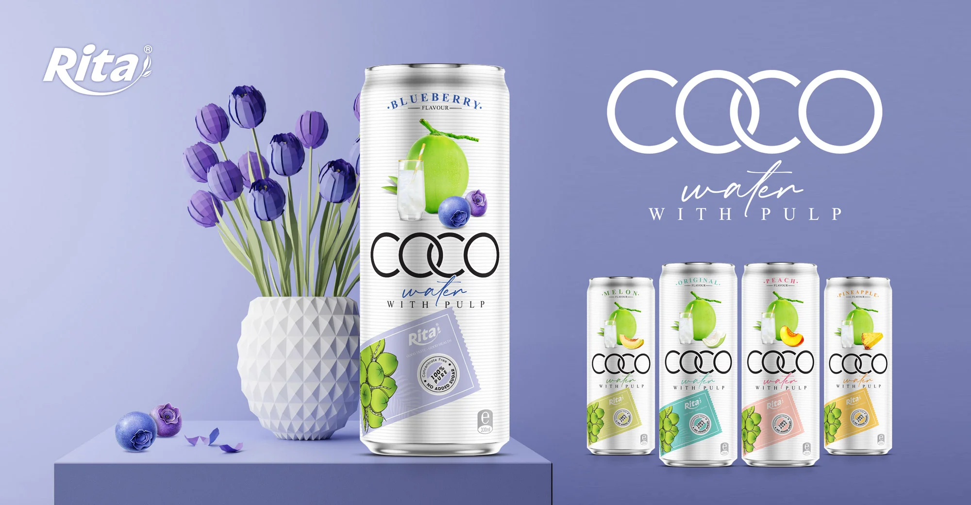 COCO water 330ml Rita New 1