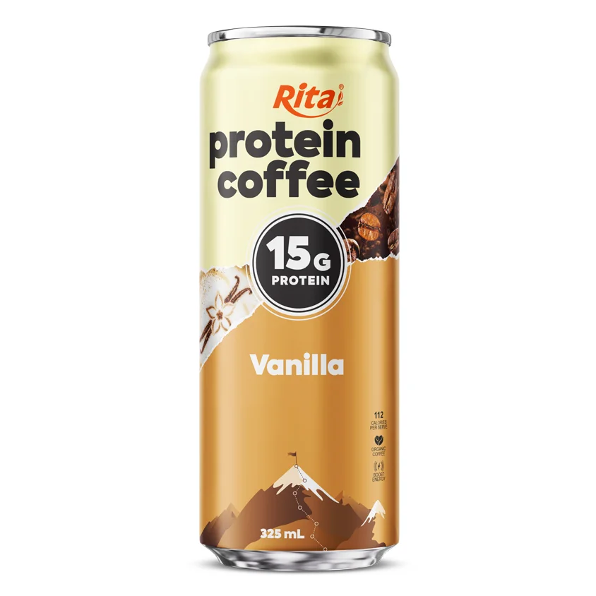 Rita High Protein Coffee Vanilla Drink 15g Protein – RTD Coffee Beverage 325ml