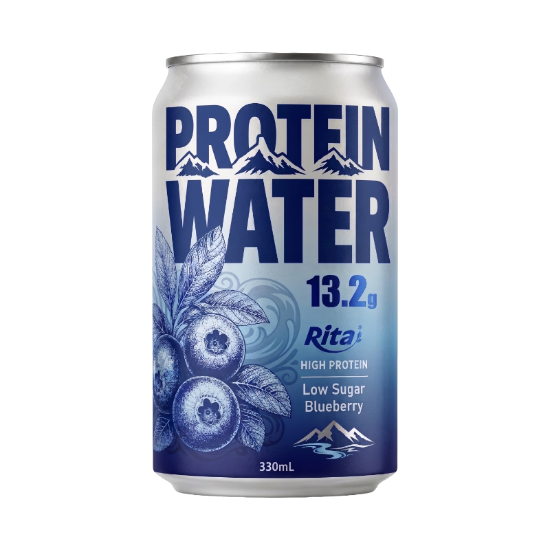 High Protein Water Blueberry Drink 13.2g Protein Low Sugar 330ml