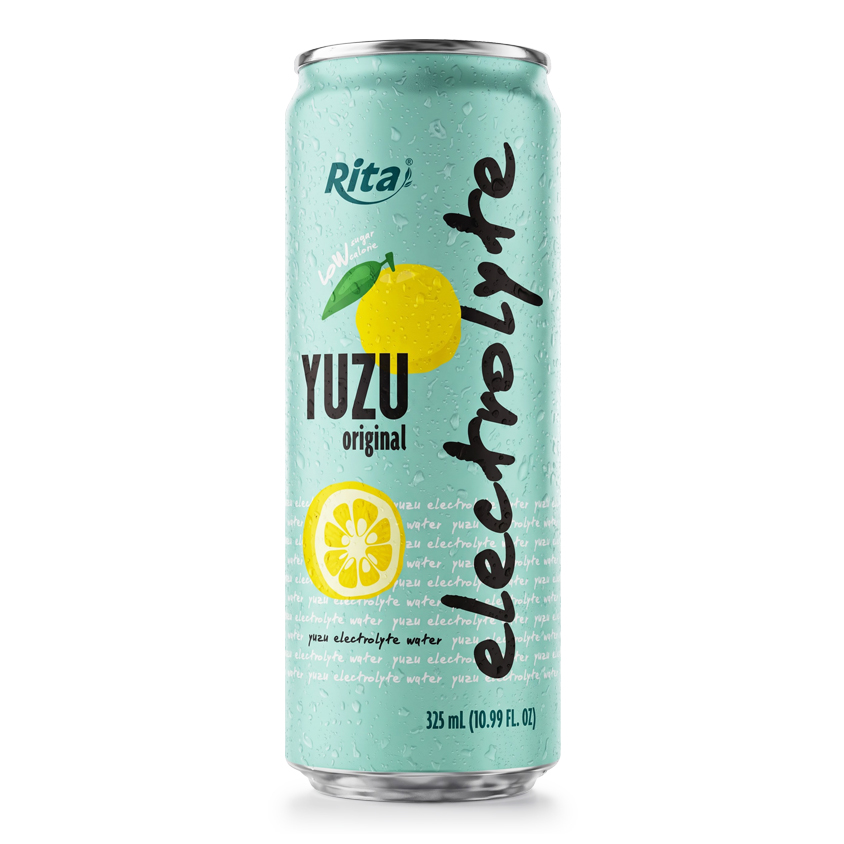 Yuzu Electrolyte Water Drink 325ml Low Sugar Hydration Beverage