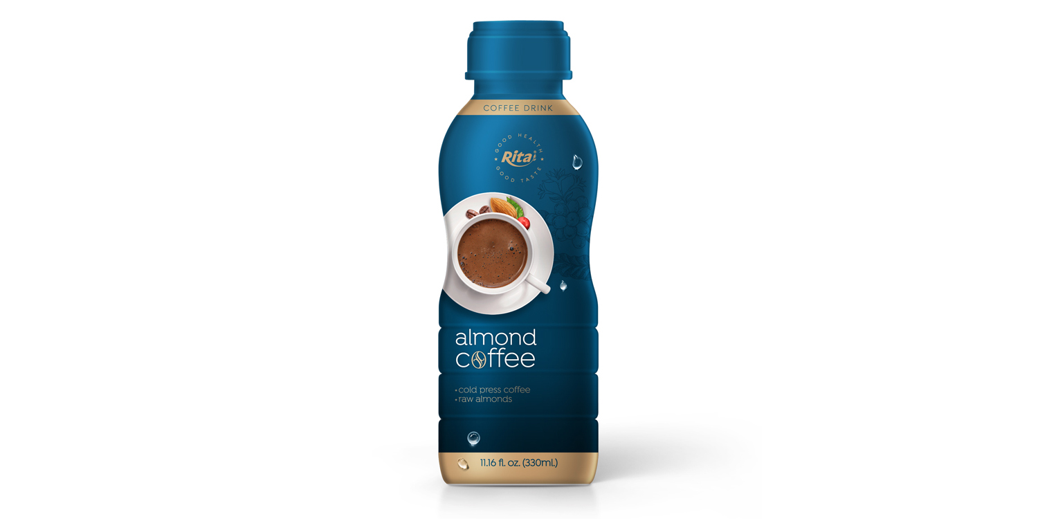 wholesale beverage almond Coffee 330ml in PP Bottle from RITA India