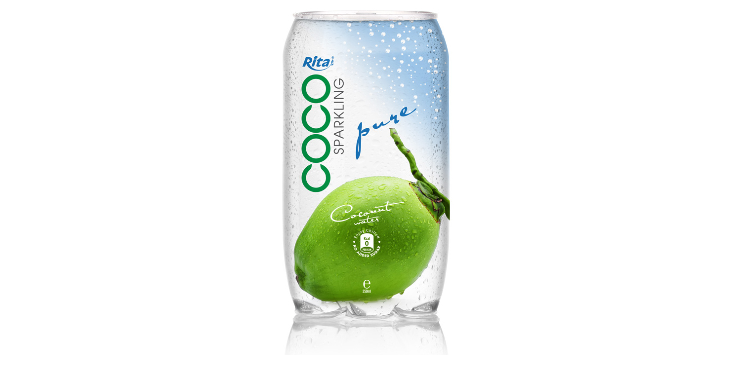 350ml Pet bottle  natural coconut water from RITA India