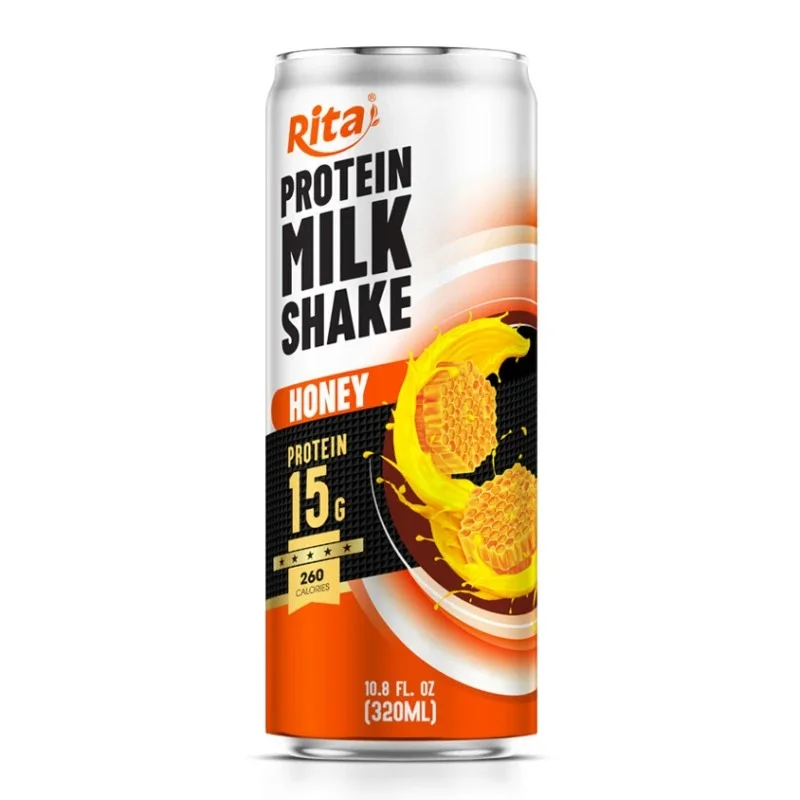 Protein Milkshake Honey Flavor Natural Sweetness High Protein Drink