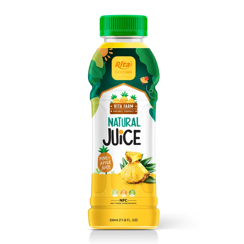 Fruit Juice 330ml NFC Natural Organic Pineapple Juice   RITA US 1152512289 Natural Organic Pineapple Juice 330ml.webp