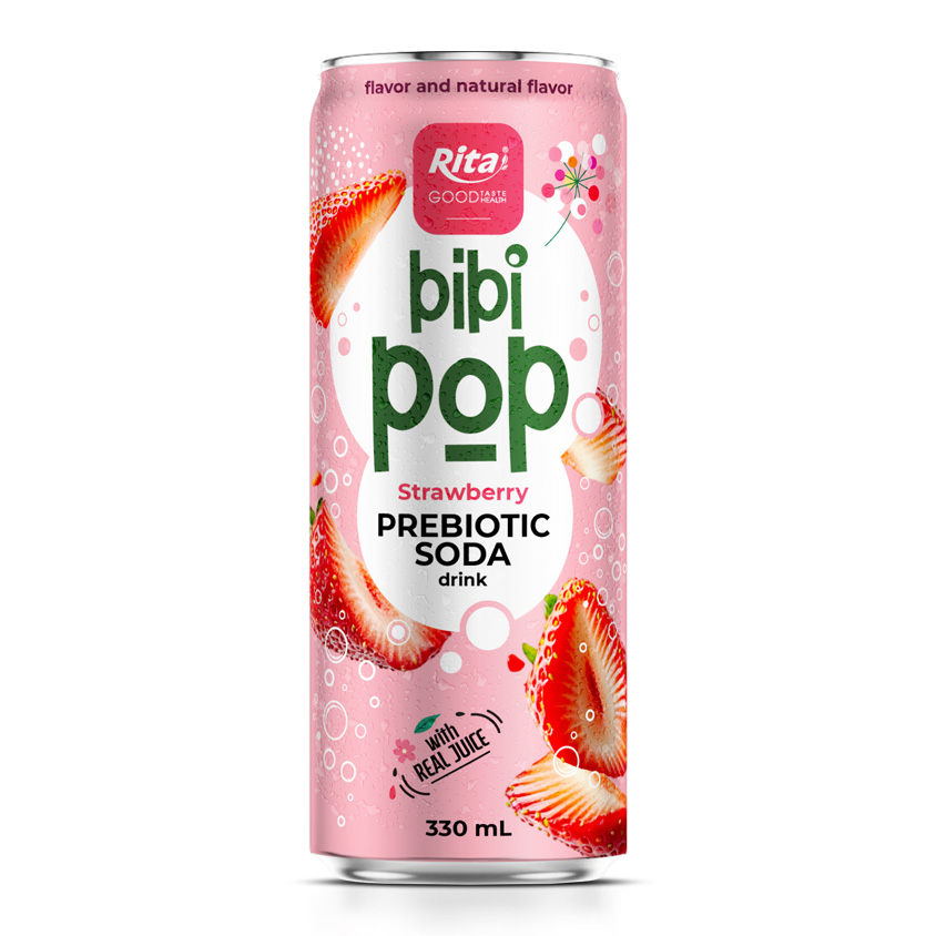 Bibi Pop_Prebiotic Soda drink_330ml sleek can_01
