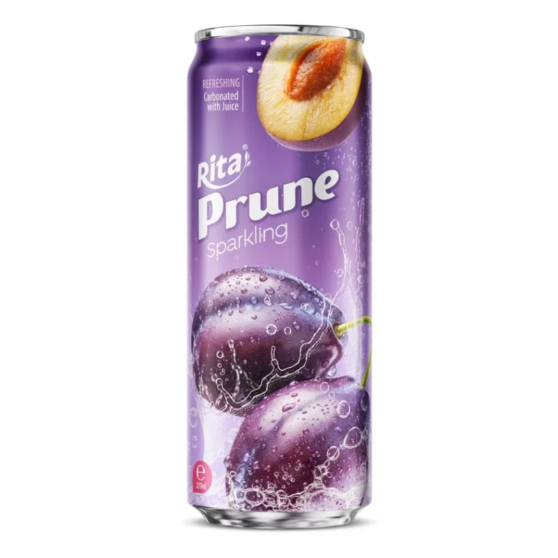 Rita Sparkling Prune Water 320ml Sleek Can