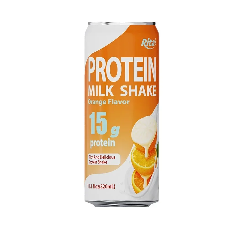 11.1 Fl Oz Cans Protein Milk Shake Orange Flavor