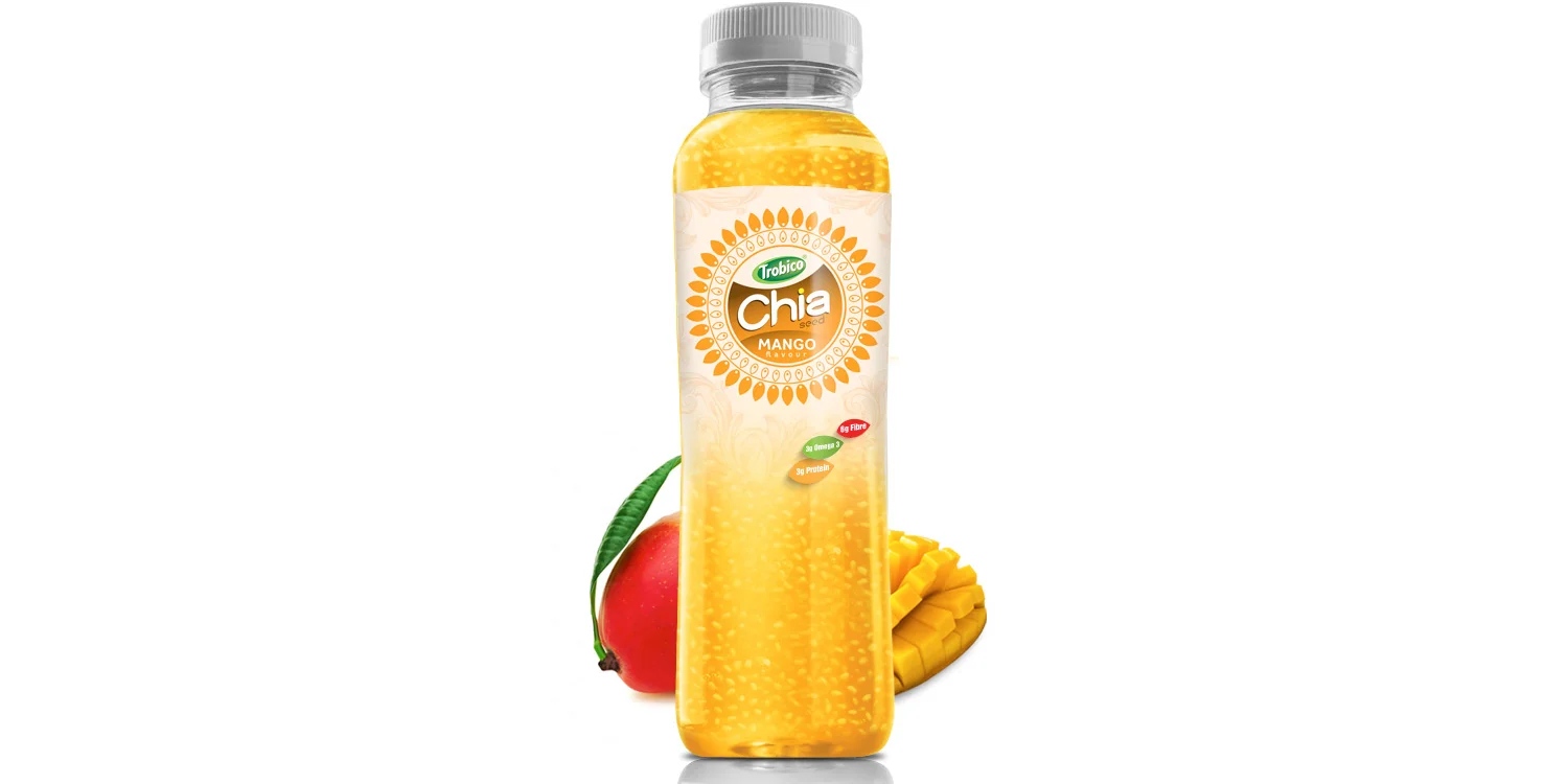 350ml Chia Seed Mango Flavour Pet bottle