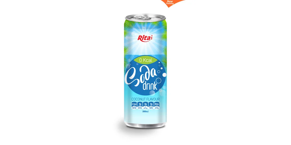 330ml Soda drink coconut Flavour