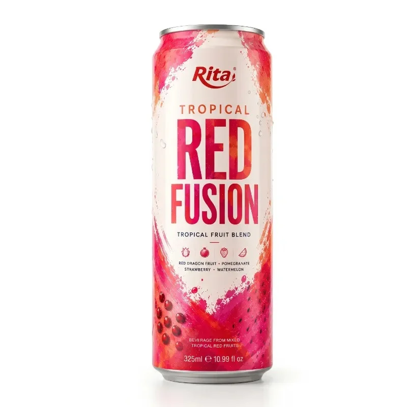 Natural Red Fusion Tropical Fruit Blend 325ml Can
