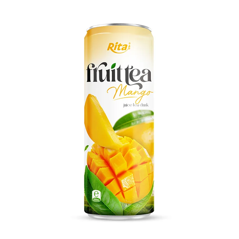Supplier Mango Tea Drink 320ml Sleek Can