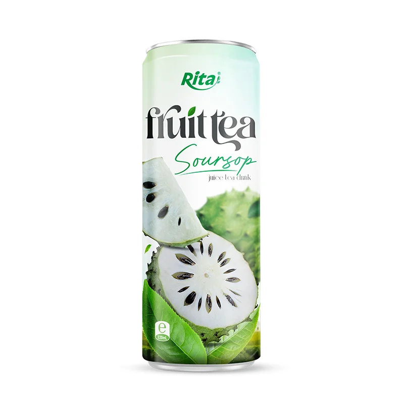 Supplier Soursop Tea Drink 320ml Sleek Can