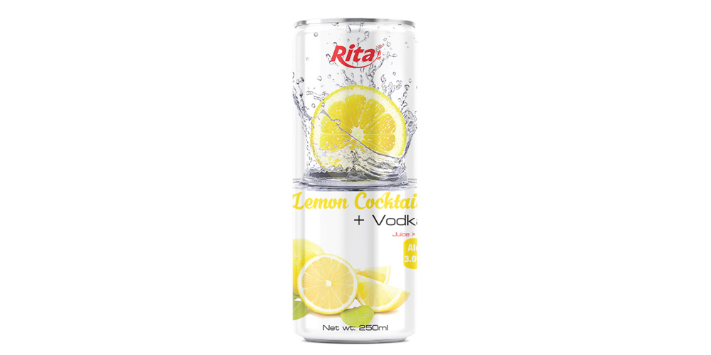 250ml slim Vodka lemon flavor from RITA INDIAN