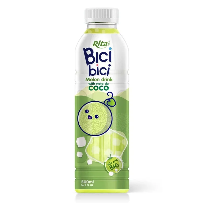 Rita Bici Bici Melon Drink With Nata De Coco 16.9 Fl Oz PET Bottle