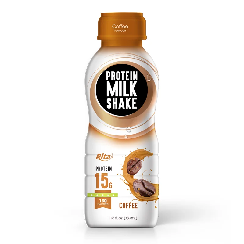 Protein Milk Shake with Coffee flavor 330ml PP bottle (11.16 fl oz)