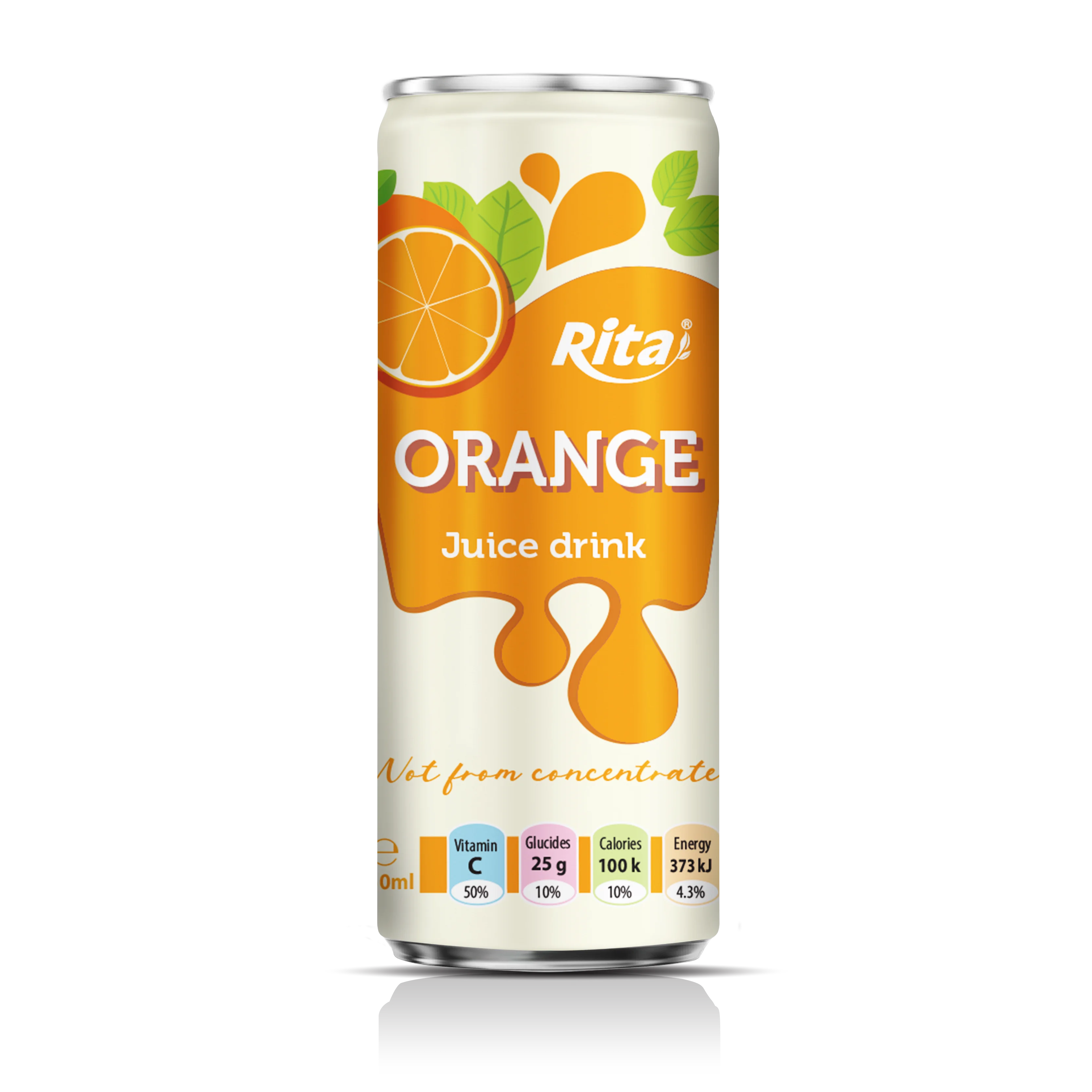 Fresh natural orange fruit juice