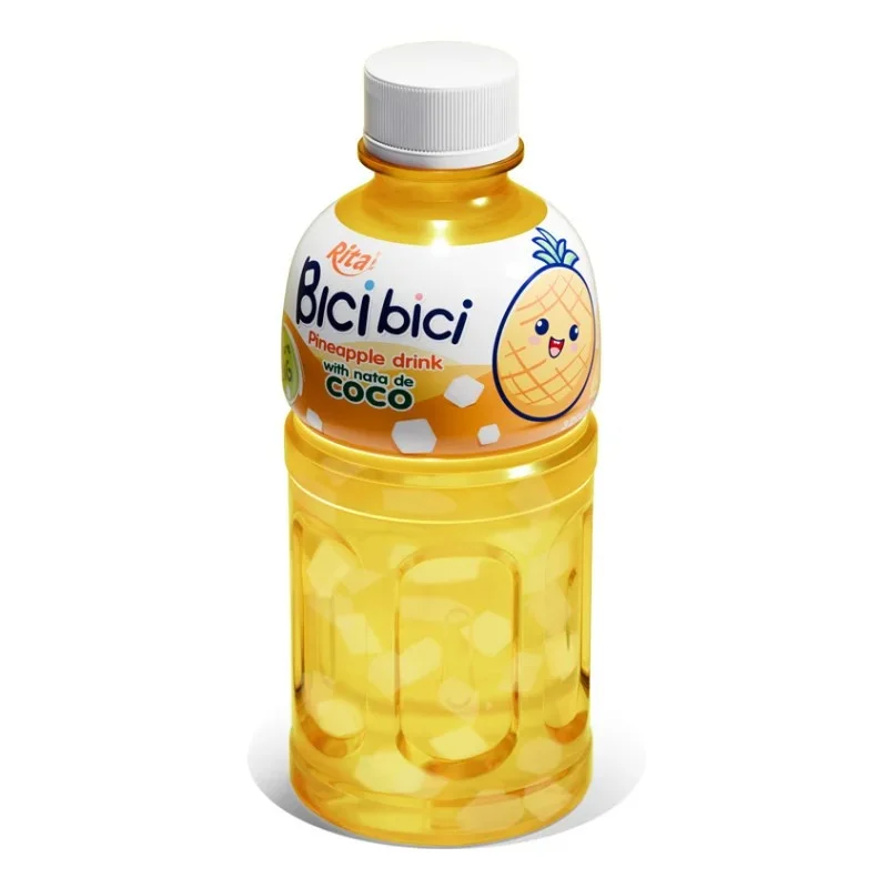 Bici Bici Pineapple Drink With Nata De Coco 320ml