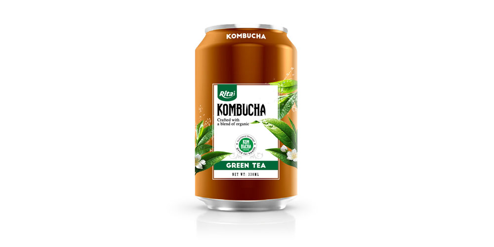 Kombucha have green tea 330ml from RITA India