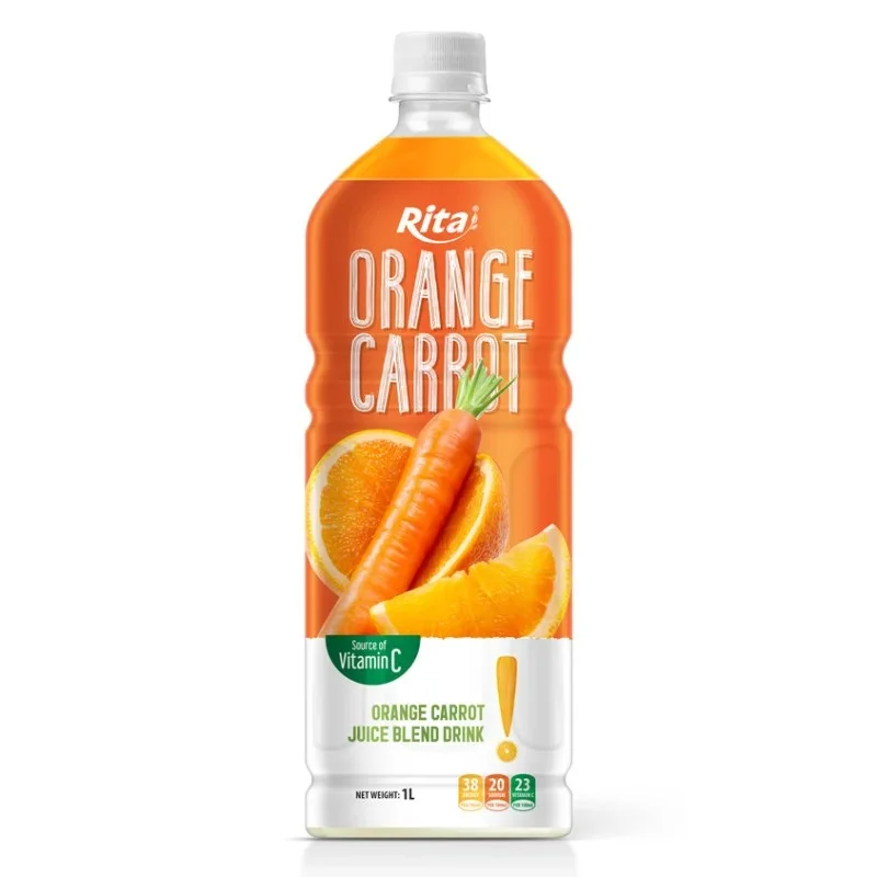 Orange Carrot Juice Blend Drink Vitamin C 1L