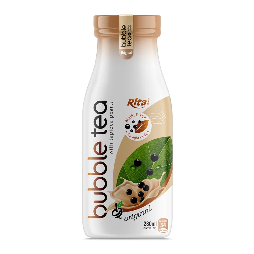 OEM Bubble Tea Original Flavor 280ml Glass Bottle