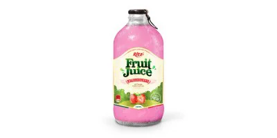 Strawberry fruit juice 340ml glass bottle from RITA India