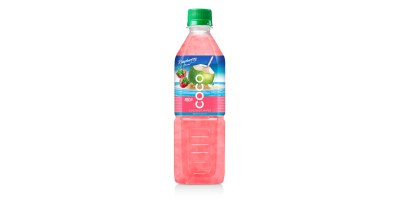 Coconut water with strawberry  flavor  500ml Pet bottle from RITA India