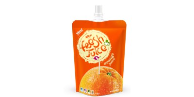 Bag orange juice 300ml of RITA India