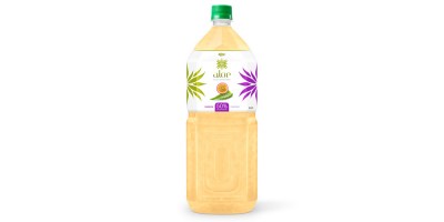 Aloe vera with passion fruit  juice 2000ml Pet Bottle from RITA India