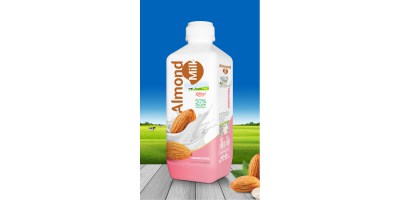 Almond milk drink no sugar 1000ml PP bottle from RITA India