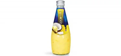 Coconut milk with durian flavor 290ml glass bottle from RITA India