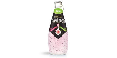 cocktail flavor guava + dragon fruit with basil seed 290ml  from RITA India