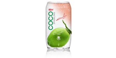 350ml Pet bottle   Sparking coconut water  with watermelon juice from RITA India