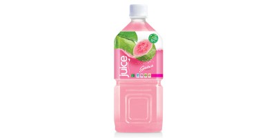 Natural pink guave juice drink 1000ml pet bottle from RITA India