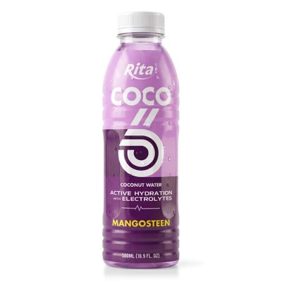 RITA-US-1000148637:0005_500ml-Mangosteen-Flavored-Coconut-Water-with-Electrolytes-PET-Bottle---RITA-Beverage