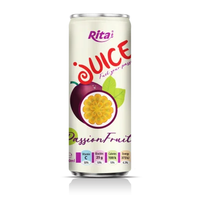 Fresh natural passion fruit juice