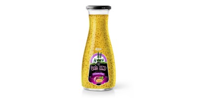 Wholesale glass Chia Seed drink plus passion flavour 1L from RITA US
