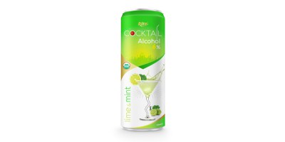 Cocktail 6% alcohol with lime and mint 320ml from RITA US
