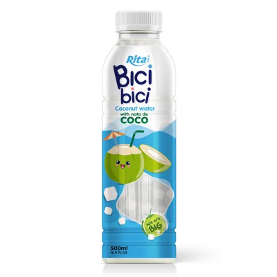RITA-US-255535381:Rita_Bici_Bici_Coconut_Water_with_Nata_de_Coco_500ml_PET_Bottle_0c2f83582d544fd2a0651a236274adde