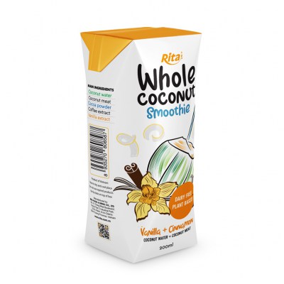 Whole Coconut Smoothie vanilla + cinnamon 200ml aseptic