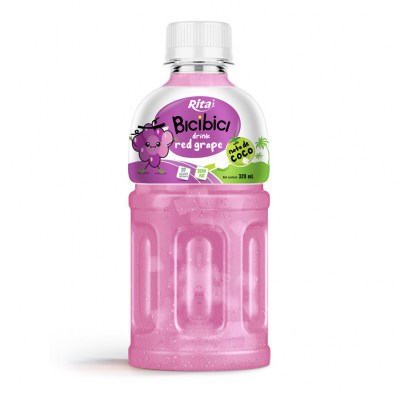 RITA-US-27691711:Bici-Bici-Drink-Red-Grape-Juice-With-Nata-De-Coco-Pet-Bottle-320ml